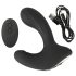Rebel RC - oplaadbare, draadloze opblaasbare anale vibrator (zwart)