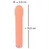 You2Toys - G-spot vibrator - mini, oplaadbaar, perzikkleur