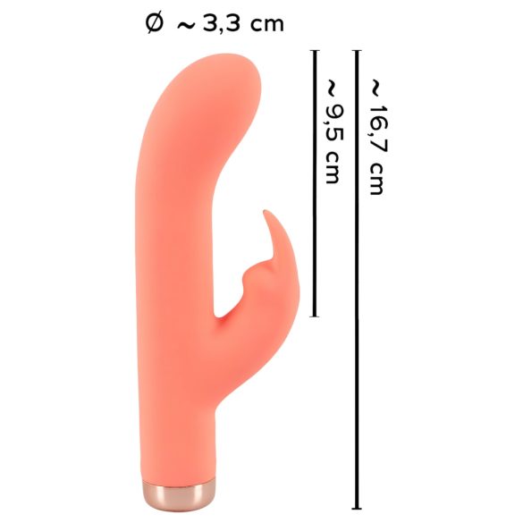 You2Toys - mini rabbit vibrator - oplaadbaar - perzikkleur