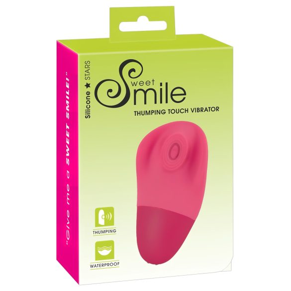 SMILE Thumping Touch - oplaadbare, pulserende clitorisstimulator (roze)