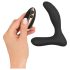 ANOS RC oplaadbare prostaatvibrator met afstandsbediening (zwart)