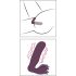 Javida RC - draadloze 2-in-1 clitorisstimulator (paars)