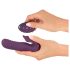 Javida RC - draadloze 2-in-1 clitorisstimulator (paars)