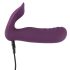 Javida RC - draadloze 2-in-1 clitorisstimulator (paars)