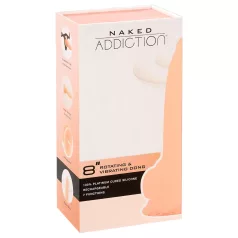  Naked Addiction - roterende vibrator - realistisch - 20cm - huidkleurig