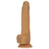 Naked Addiction Thrusting 9 - stoot vibrator - zwart - 23cm