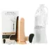 Naked Addiction Thrusting 7,5 - stotende vibrator (19 cm, huidskleur)