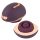 Belou - Oplaadbare, roterende vulva-massager (paars)