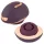 Belou - vulva vibrator - oplaadbaar, roterend - siliconen, paars
