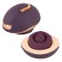 Belou - Oplaadbare, roterende vulva-massager (paars)