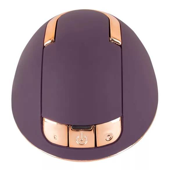 Belou - vulva vibrator - oplaadbaar, roterend - siliconen, paars