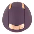 Belou - vulva vibrator - oplaadbaar, roterend - siliconen, paars