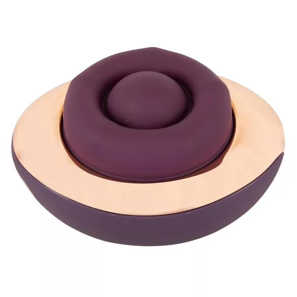 Belou - vulva vibrator - oplaadbaar, roterend - siliconen, paars
