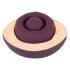 Belou - Oplaadbare, roterende vulva-massager (paars)