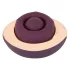 Belou - vulva vibrator - oplaadbaar, roterend - siliconen, paars