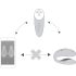 We-Vibe Chorus - oplaadbare, slimme paren vibrator (blauw)