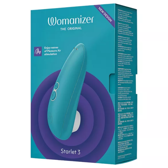 Womanizer Starlet 3 - luchtdruk clitorisstimulator - turquoise
