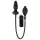 You2Toys - opblaasbare anale vibrator - zwart