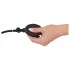 You2Toys - opblaasbare anale vibrator - zwart