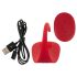 SMILE Slim Panty - oplaadbare, draadloze clitoris vibrator (rood)