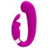 Happyrabbit - vibrator met klitorisstimulator en G-spot - oplaadbaar - paars