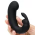 Fifty Shades of Grey Sensation - rabbit vibrator - zwart