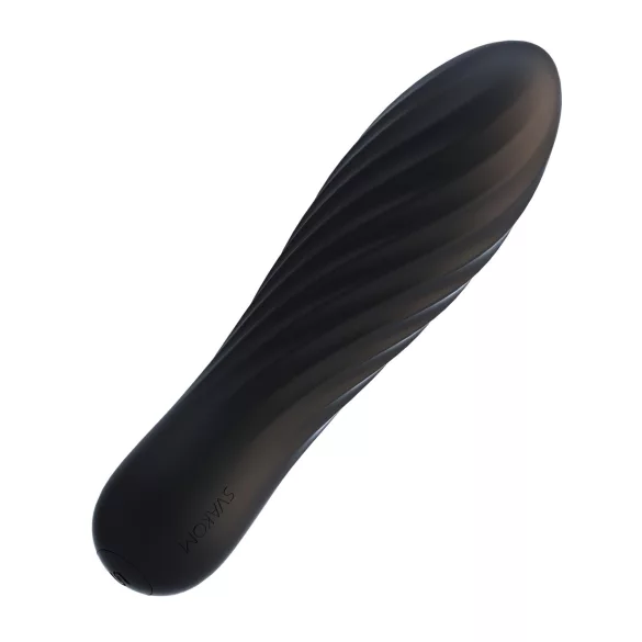 Svakom Tulip - oplaadbare, mini staafvibrator (zwart)