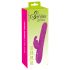 SMILE Rabbit - Oplaadbare duwende-draaiende vibrator met clitorisstimulator (roze)