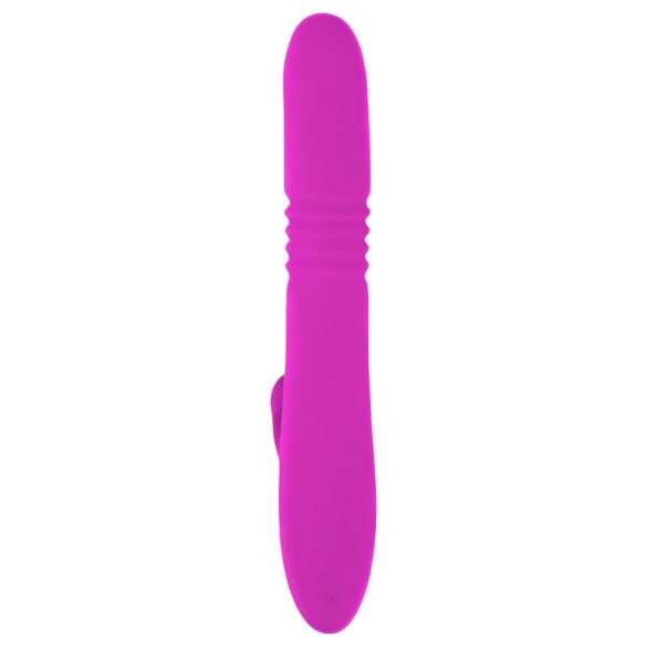 SMILE Rabbit - Oplaadbare duwende-draaiende vibrator met clitorisstimulator (roze)