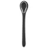 Penis Plug Dilator - vibrerende dilator - oplaadbaar - zwart - 1 cm