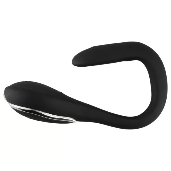Penis Plug Dilator - vibrerende dilator - oplaadbaar - zwart - 1 cm
