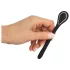 Penis Plug Dilator - vibrerende dilator - oplaadbaar - zwart - 1 cm