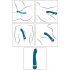 Hot 'n Cold - oplaadbare G-spot vibrator (turquoise)