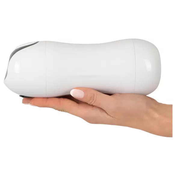 STROKER - masturbator met zuig- en trilfunctie - oplaadbaar - wit