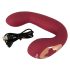 Javida Thumping - pulserende G-spot en clitoris vibrator (rood)