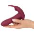 Javida RC - draadloze clitoris vibrator met 3 functies (rood)