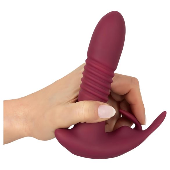 Javida - clitoris vibrator met afstandsbediening - 3 standen - rood