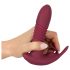 Javida - clitoris vibrator met afstandsbediening - 3 standen - rood