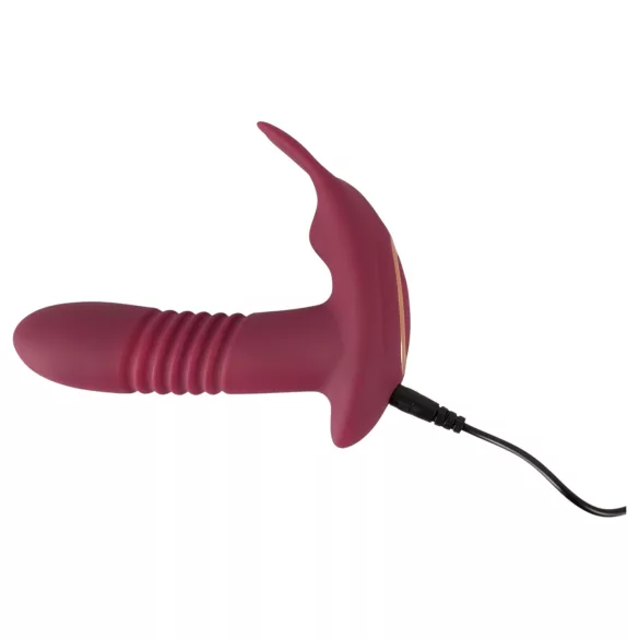 Javida - clitoris vibrator met afstandsbediening - 3 standen - rood