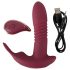 Javida RC - draadloze clitoris vibrator met 3 functies (rood)