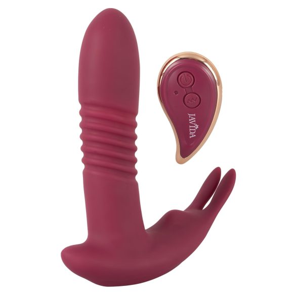 Javida - clitoris vibrator met afstandsbediening - 3 standen - rood