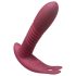 Javida - clitoris vibrator met afstandsbediening - 3 standen - rood