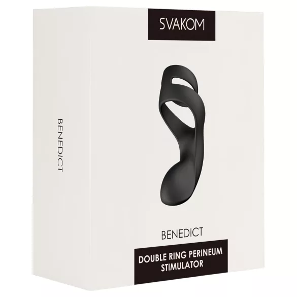 Svakom Benedict - vibrerende penisring - perineum stimulatie - zwart