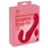 You2Toys Strapless - Draadloze, bevestigbare vibrator (rood)