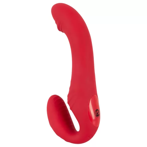You2Toys - strapless strap-on vibrator - afstandsbediening - rood