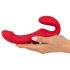You2Toys Strapless - Draadloze, bevestigbare vibrator (rood)