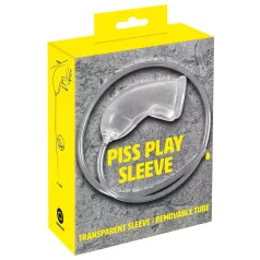   You2Toys - penis sleeve voor plasplezier - met uitlaatbuis - transparant