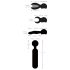 Couples Choice - Oplaadbaar verwarmend massagevibrator (zwart)