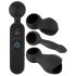 Couples Choice - Oplaadbaar verwarmend massagevibrator (zwart)