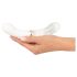 You2toys Liaison - LED vibrator, elegant en verrukkelijk! (transparant-wit)